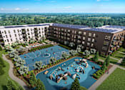 Thumbnail 1 of 6 - Courtyard