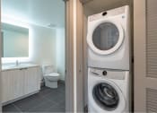 Thumbnail 8 of 20 - Laundry And Bathroom at 1550 Brockton Avenue, Los Angeles