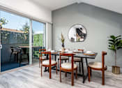 Thumbnail 9 of 26 - Dining Room at Lido Apartments - 4025 Grandview, California