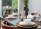 Thumbnail 26 of 26 - Large Dining Area at Lido Apartments - 4025 Grandview, Culver City, California