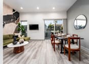 Thumbnail 10 of 26 - Living Room With Dining Area at Lido Apartments - 4025 Grandview, Culver City, California