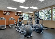 Thumbnail 18 of 32 - Fitness center with a variety of equipment