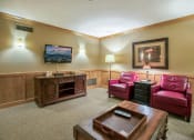 Thumbnail 22 of 26 - a living room with furniture and a tv