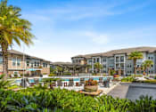 Thumbnail 29 of 29 - Outdoor Lounge and Pool at The Loree, Jacksonville, FL, 32256