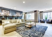 Thumbnail 15 of 31 - Resident Lounge Area & Large TV - Sit Back and Relax at District at Medical Center, San Antonio