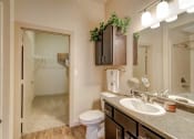 Thumbnail 23 of 31 - Upgraded & Spacious Bathroom at District at Medical Center, San Antonio