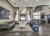 Thumbnail 6 of 19 - Clubhouse with Kitchen & Business Center  at Overlook at Stone Oak Park Apartments, San Antonio, TX