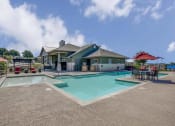 Thumbnail 16 of 19 - Sparkling Pool at Overlook at Stone Oak Park Apartments, San Antonio, Texas