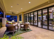 Thumbnail 26 of 35 - Covered Outdoor Clubhouse Patioarge Balcony at Park at Rialto Apartments, San Antonio