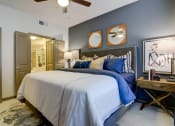 Thumbnail 10 of 35 - MODEL - Bedroom (1x1) at Park at Rialto Apartments, San Antonio