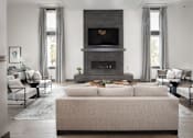 Thumbnail 11 of 48 - clubhouse with a couch and a fireplace