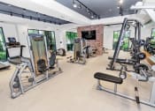 Thumbnail 21 of 46 - a room filled with lots of different types of exercise equipment
