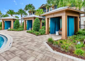 Thumbnail 31 of 46 - poolside cabanas
