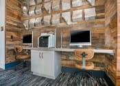 Thumbnail 18 of 78 - Pointe at Prosperity Village Resident Business Center With Computer And Printer in North Carolina Apartment Homes for Rent