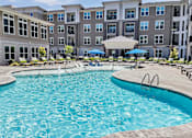 Thumbnail 3 of 34 - Pool View at Pointe at Lake Crabtree Apartments, Morrisville, NC