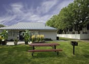 Thumbnail 6 of 32 - a picnic table in a yard in front of a house