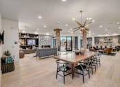 Thumbnail 2 of 19 - Resident clubhouse at The Mill Old Town apartments Lewisville Texas