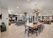Thumbnail 8 of 23 - Open concept living dining and kitchen area at The Mill Old Town Apartments, Texas