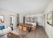 Thumbnail 12 of 16 - Open concept living and dining area at The Westerly Apartments, Midlothian, Texas