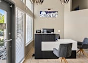 Thumbnail 4 of 27 - The Front Desk in the Leasing Office at Horizon East Apartments.