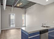 Thumbnail 18 of 21 - Our Apartment Kitchen & Living Room at Sleek Lofts
