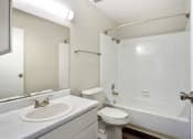 Thumbnail 14 of 29 - Bathroom With Bathtub at Hilltop View Apartments