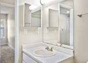 Thumbnail 18 of 29 - A bathroom at Hilltop View Apartments