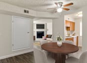 Thumbnail 13 of 33 - Dining Area in Classic Unit at Horizon East Apartments