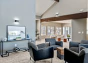 Thumbnail 8 of 27 - Community Clubhouse at Horizon East Apartments.