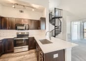 Thumbnail 6 of 20 - Kitchen at Fox Run Lofts Apartments