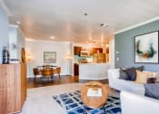 Thumbnail 2 of 29 - Our Living Room and Kitchen at Eagles Landing Apartments