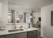 Thumbnail 20 of 42 - Modern kitchen at Trevi Apartment Homes, Chandler, 85224