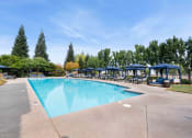 Thumbnail 9 of 28 - Resort style pool at Ascent at the Galleria in Roseville, California