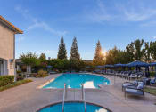 Thumbnail 10 of 28 - Resort style pool at Ascent at the Galleria in Roseville, California