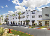 Thumbnail 36 of 45 - The Michael B Apartment Homes' exterior has been beautifully updated with a vibrant, eye-catching coat of paint that stands out as an oasis in the Las Vegas desert.