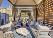 Thumbnail 7 of 29 - For those seeking shade and comfort, our luxurious cabanas provide a private oasis to unwind with friends or family.