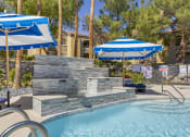 Thumbnail 5 of 29 - The centerpiece of the deck is an elegantly updated waterfall, adding a touch of tranquility with its soothing sounds.