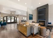 Thumbnail 36 of 50 - The clubhouse entry is conveniently located next to the leasing office, making it easy for residents and guests to get quick answers to any questions at Ascent at the Galleria.