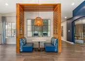 Thumbnail 31 of 50 - The clubhouse includes a cozy sitting area where neighbors and friends can gather to relax and enjoy each other’s company at Ascent at the Galleria.