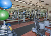 Thumbnail 12 of 17 - Apartments North Las Vegas for Rent - Sonata - On Site Fitness Center With Cardio Treadmills, Strength Training Machines, Free Weights, Wall Mirrors, And Large Stability Balls