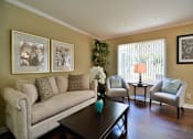 Thumbnail 17 of 28 - Luxurious interiors in living room with hard wooden floors at Crooked Oak at Loma Verde Preserve, 130 Cielo Lane, CA
