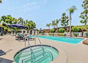 Thumbnail 3 of 29 - Resort Style Pool and Sun Deck at The Hills at Quail Run in Riverside, California