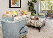 Thumbnail 12 of 39 - Living room of 2 bedroom apartment at Bella Vista, California