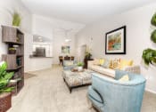 Thumbnail 14 of 39 - Living room of 2 bedroom apartment at Bella Vista, California