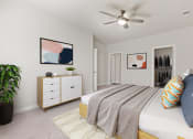 Thumbnail 9 of 41 - Master Bedroom with Large walk-in Closet and Private Bathroom