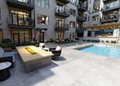 Thumbnail 5 of 48 - Ultramodern fire pit patio  at Link Apartments® Montford, Charlotte, NC, 28209