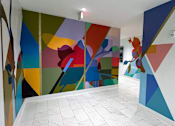 Thumbnail 25 of 32 - Muraled Walls at Link Apartments 4th Street, Winston-Salem