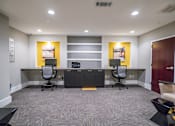 Thumbnail 22 of 24 - Business Center at Link Apartments® Glenwood South, North Carolina, 27603