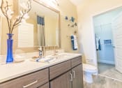 Thumbnail 6 of 24 - Bathroom Interior at Link Apartments® West End, Greenville, South Carolina