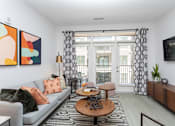 Thumbnail 9 of 31 - Living room interior1 at Link Apartments® Linden, North Carolina